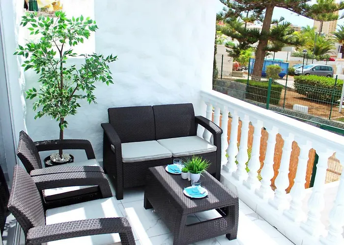 Aircon Americas 2min Off A 1 Bedrm Wifi Daire Playa de las Américas